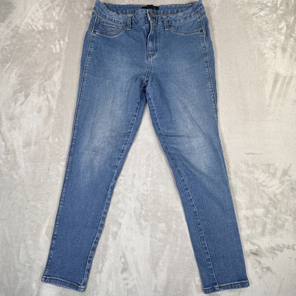 A3 Denim Jegging Jeans Women 12 Blue Cotton 5 Pockets High Rise Medium‎ Wash